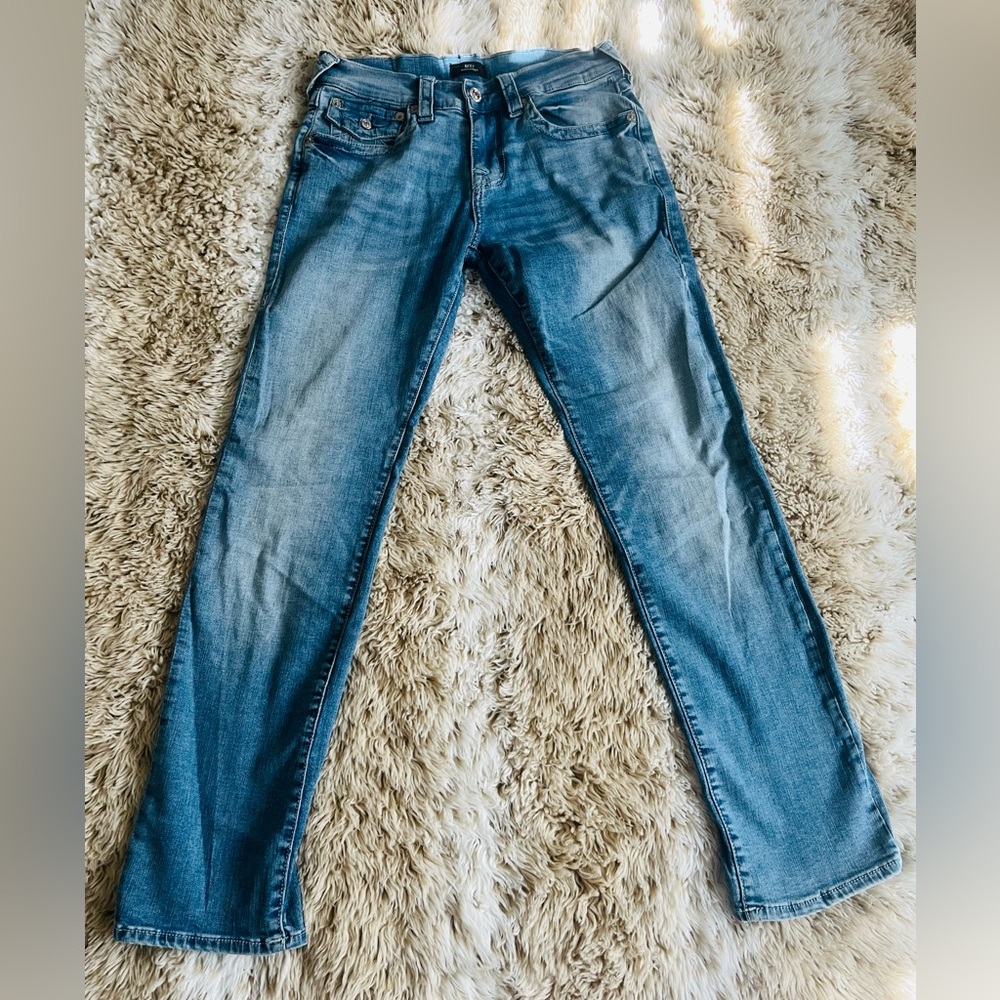True Religion Light Blue Straight Men's Jeans